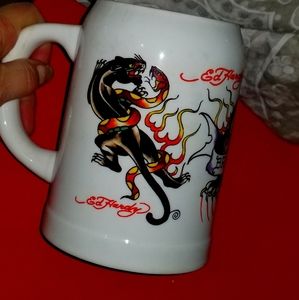 Ed Hardy Beer Stein Tiger and Snake